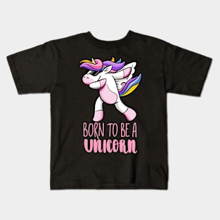 Born To Be A Unicorn Kids T-Shirt